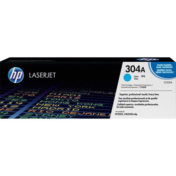 Original HP 304A / CC531A Toner