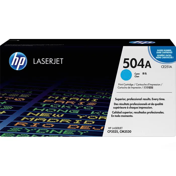 Original HP 504A / CE251A Toner