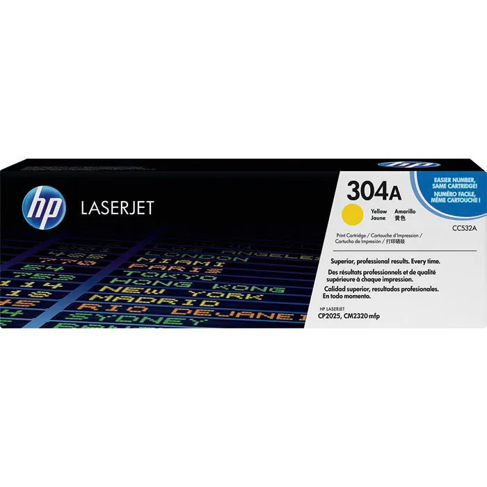 Original HP 304A / CC532A Toner
