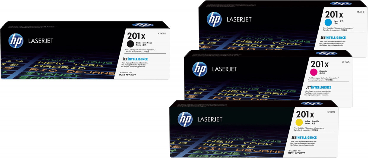 HP 201X Toner Multipack